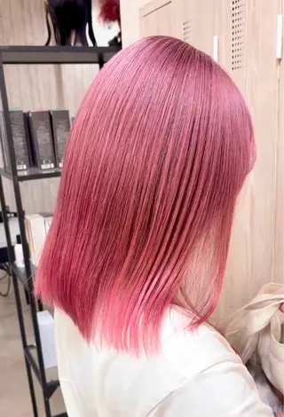 ミディアム カラー 似合わせ/美髪カラー /カンナのヘアスタイル