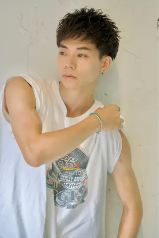 ショート メンズ ROMMY.×Homme所属・ミニモ限定‼️ メンズカット✂️のヘアスタイル