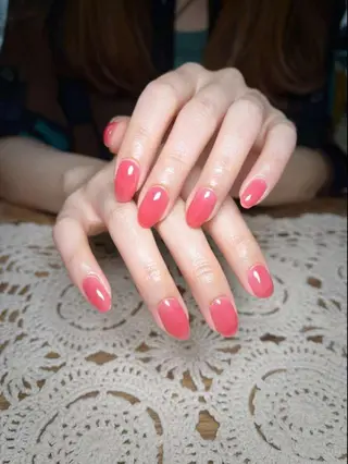 ミディアム めぐみのネイルサロン スタッフ練習のネイルデザイン