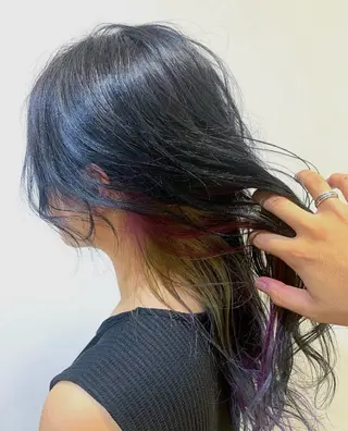 セミロング 【髪質改善/透明感】 上野 聖斗のヘアスタイル