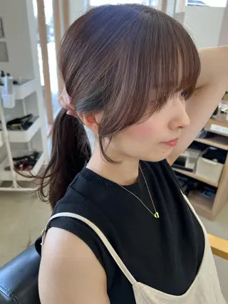 セミロング vince. moekoのヘアスタイル