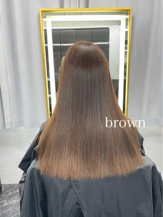 ミディアム カラー エクステ🩵ブリーチ 韓国ヘア🩵KAEのヘアスタイル