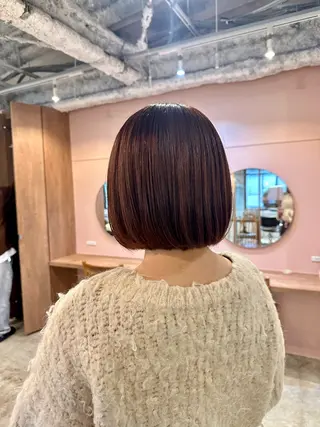 ショート カラー ヘアアレンジ REONA🪽✨薬院 レイヤーカット🫧のヘアスタイル