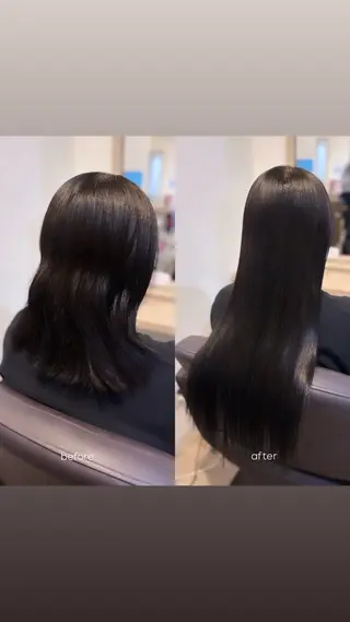 ミディアム LARME ヘアメ りほのヘアスタイル