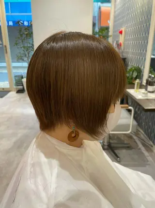 ショート カラー 断られる髪に答えを ♣️井上秀樹♠️のヘアスタイル