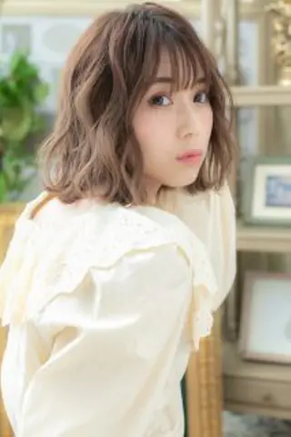 ミディアム カラー 出川 宙☘️のヘアスタイル