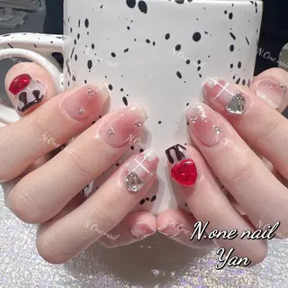 ネイル 長いだし/スカルプ/ パラシェルN.oneのネイルデザイン
