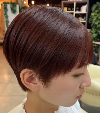 ショート カラー SIKIBU  FUKUYAMA所属・熊谷 拓海のヘアスタイル