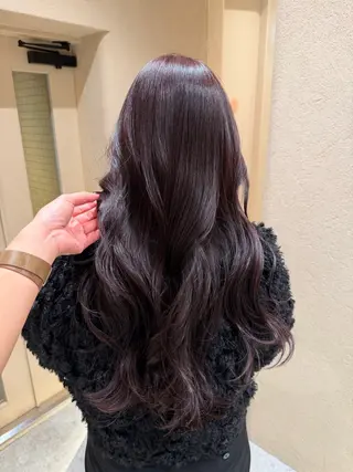 セミロング カラー 暖色系カラー/オリー ブカラー💚宮城のヘアスタイル