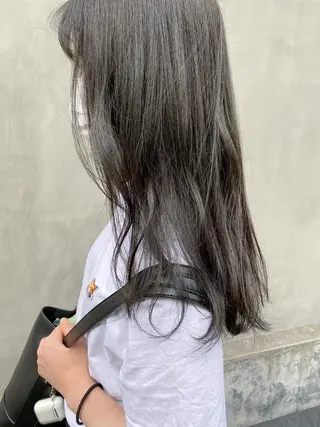 ロング カラー パーマ ヘアアレンジ インナーカラー/ KANAのヘアスタイル