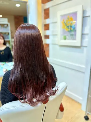 ロング 岩谷 美香のヘアスタイル