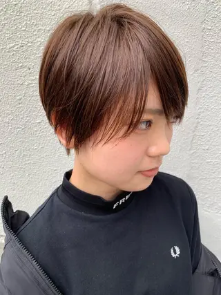 ショート カラー 落合 優樹のヘアスタイル