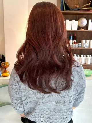 ロング カラー (h)wim momoのヘアスタイル