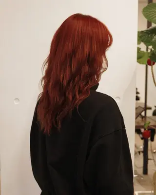 ロング カラー 髪質改善/縮毛矯正/ 透明感カラーYUMAのヘアスタイル