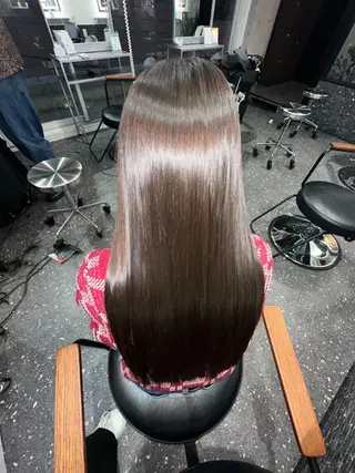 ロング カラー 髪質改善⭐️縮毛矯正 中野⭐️Rinaのヘアスタイル