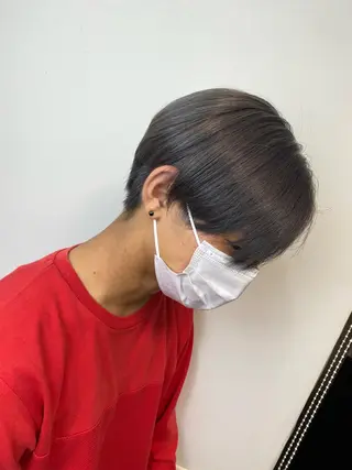 ショート カラー ブリーチカラー🫧 森　凪沙のヘアスタイル
