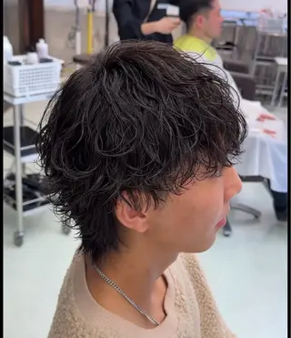 ショート 小芝涼介/レイヤー /メンズパーマ✂️のヘアスタイル