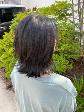 ミディアム カラー INCE HAIR 竹牟礼翔のヘアスタイル