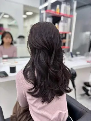 ロング カラー 🤍透明感推しカラー 🤍yui‪💞✨のヘアスタイル