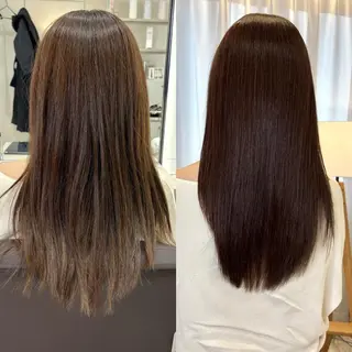 ロング EIGHT plum TOKIOリミテッドのヘアスタイル