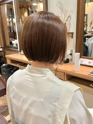 ショート ショート/ボブ/ メンズ/縮毛矯正のヘアスタイル