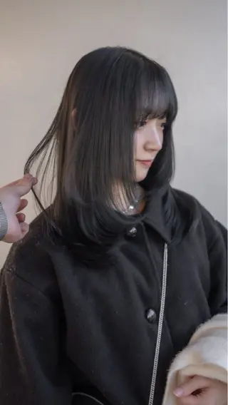 ミディアム カラー ショート/レイヤー なら石井知希のヘアスタイル