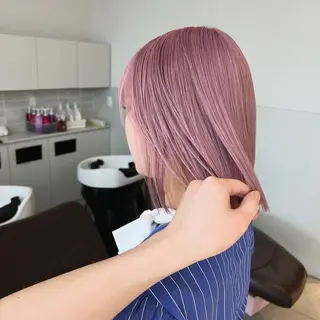 ミディアム カラー レイヤー専門家 ダブルカラー修のヘアスタイル