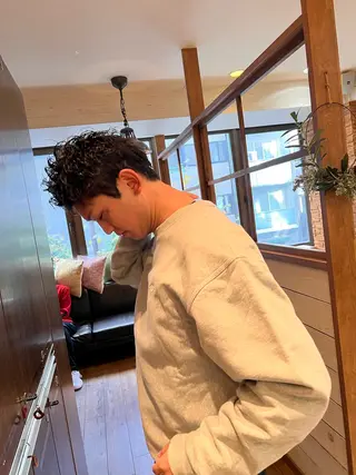 ショート メンズ 透明感・艶感 小坂隼斗のヘアスタイル