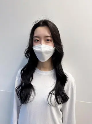 ミディアム カラー 韓国ヘア 店長NEGIのヘアスタイル