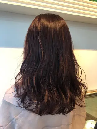 ミディアム カラー 💐パーソナルカラー /市橋加菜💐のヘアスタイル