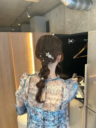 ロング ヘアアレンジ 艶感/ナチュラル 🌿マアヤのヘアスタイル