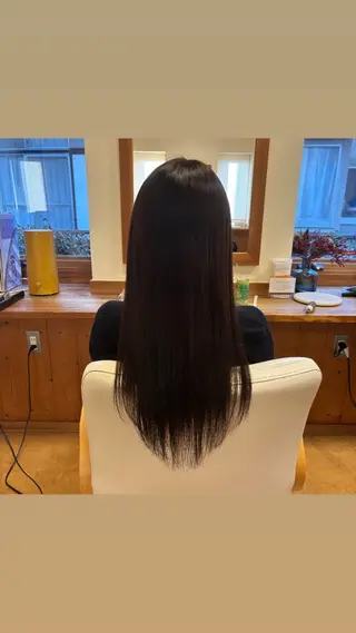 カラー Beam 深澤のヘアスタイル