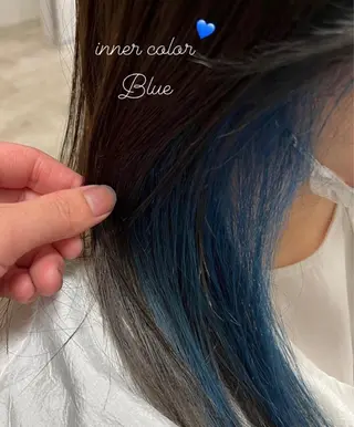 ミディアム カラー 中村 由布紀のヘアスタイル