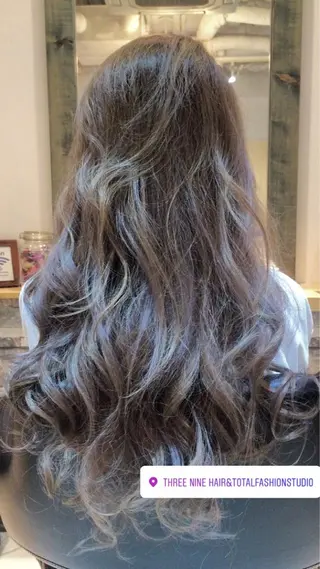 ロング カラー パーマ ヘアアレンジ ネイル マツエク・マツパ 一人一人の輝きを 心を込めてのヘアスタイル