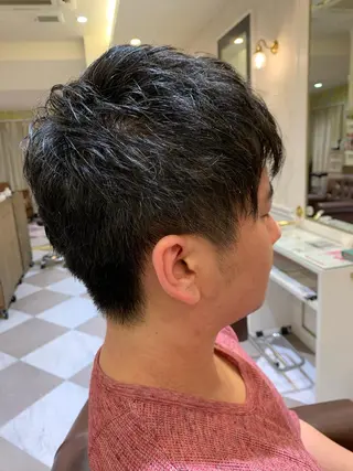 メンズ 粟田 めぐみのヘアスタイル