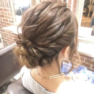 ヘアアレンジ 恵比寿 内川 賀生のヘアスタイル