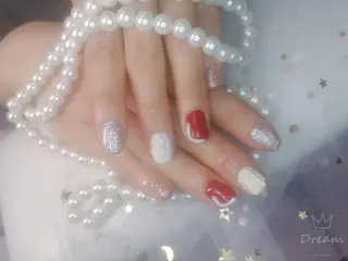 ショート ネイル フィルイン・深爪矯正 長さ出し🎀のネイルデザイン