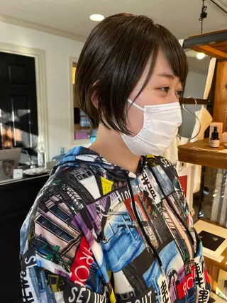 ショート カラー eri kinjoのヘアスタイル