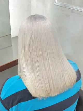 ロング カラー ブリーチ　ハイトーン 特化🌈フジタハルキのヘアスタイル