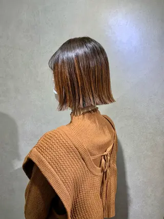ショート カラー 髪質改善＊韓国ヘア＊ レイヤー＊IBUKIのヘアスタイル