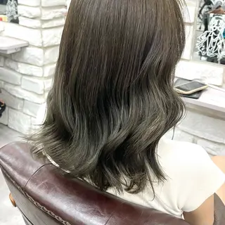 カラー 天王寺韓国ヘア 小山歓実のヘアスタイル