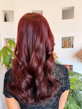 ロング 🌸小掛🌸 豊橋外国人風カラーのヘアスタイル