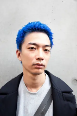 ショート カラー メンズ メンズ専門ブリー チカラー⚡️リュウジのヘアスタイル