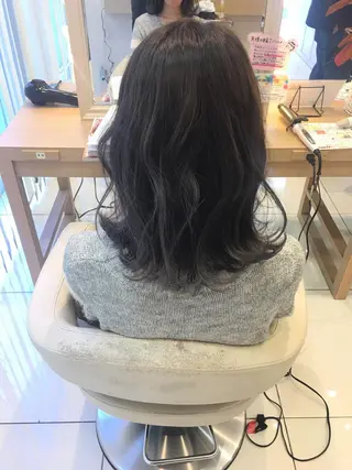 ミディアム カラー 小田原NO1 美容師 飯田飛翔のヘアスタイル