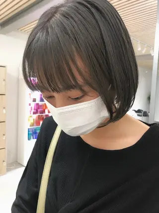 ショート ✨透明感ケアカラー✨ 長野ゆきなのヘアスタイル
