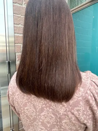 ロング カラー パーマ ヘアアレンジ メンズ 久木原 ゆりのヘアスタイル