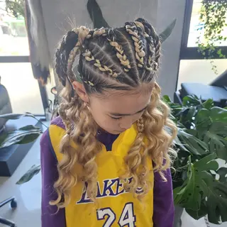 ヘアアレンジ キッズ ESTELA... OHARA のヘアスタイル