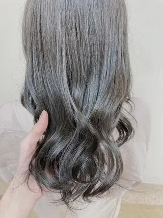 セミロング 💍大人デザイン /ハイトーン♡リクトのヘアスタイル
