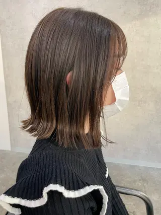 ショート カラー パーマ ヘアアレンジ メンズ キッズ ネイル マツエク・マツパ アイブロウ カラー特化サロン Eir心斎橋のヘアスタイル