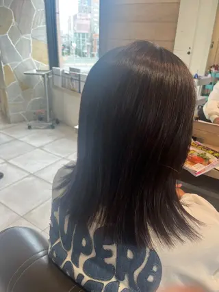 セミロング パーマ 池田 美紀のヘアスタイル